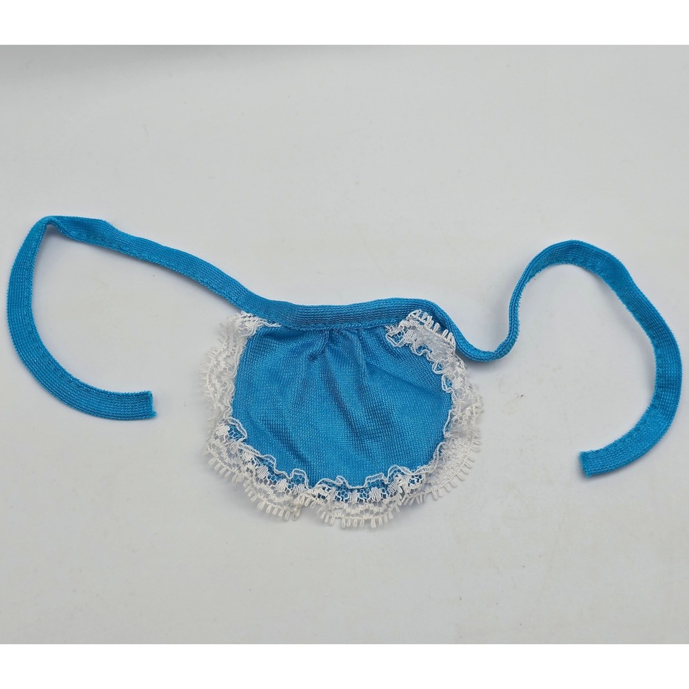 Vintage Mattel Barbie Blue Apron Lace Dream Kitchen 1984 Accessory Replacement